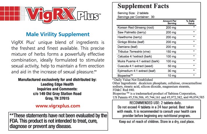 vigrxplus ingredients